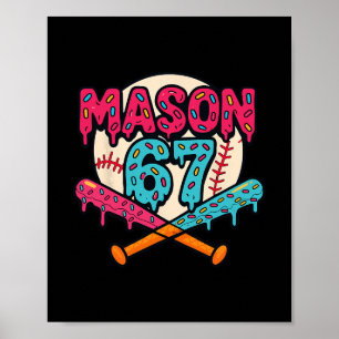 Mason 67 Lustige Eis-Drip-Sell-Meme-Grafik Poster