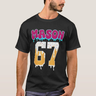 Mason 67 Lustiges Eis-Drip Baseball-Eis D T-Shirt
