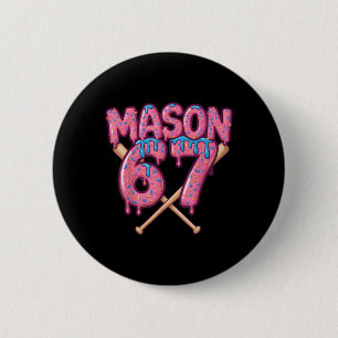 Mason 67 Lustiges Eis-Drip Bysebyll Meme Button