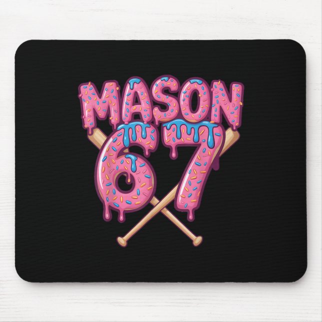 Mason 67 Lustiges Eiscreme-Tropf Bysebyll Meme  Mousepad (Vorne)