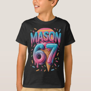 Mason 67 Meme Eiscreme Bysebyll Drip _1 T-Shirt
