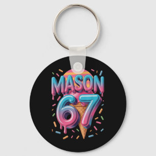 Mason 67 Meme Eiscreme Bysebyll Tropf _1  Schlüsselanhänger