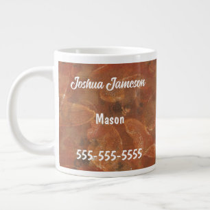 Mason, Benutzerdefinierte Stein-Druck Geschäftstas Jumbo-Tasse