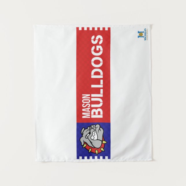 Mason Bulldogs #2 Wandteppich (Vorderseite)