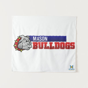 Mason Bulldogs #3 Wandteppich