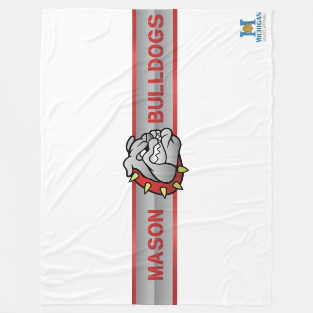Mason Bulldogs #4 Fleecedecke (Vorderseite)