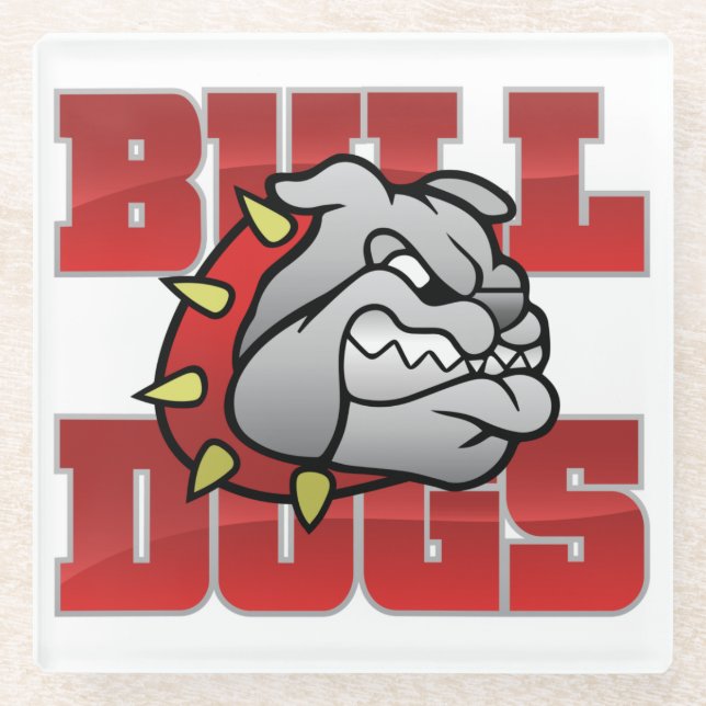Mason Bulldogs #5 Glasuntersetzer (Vorderseite)