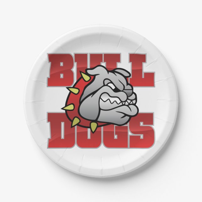 Mason Bulldogs #5 Pappteller (Vorderseite)