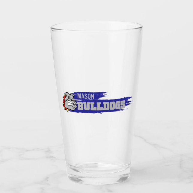 Mason Bulldogs #6 Glas (Vorderseite)