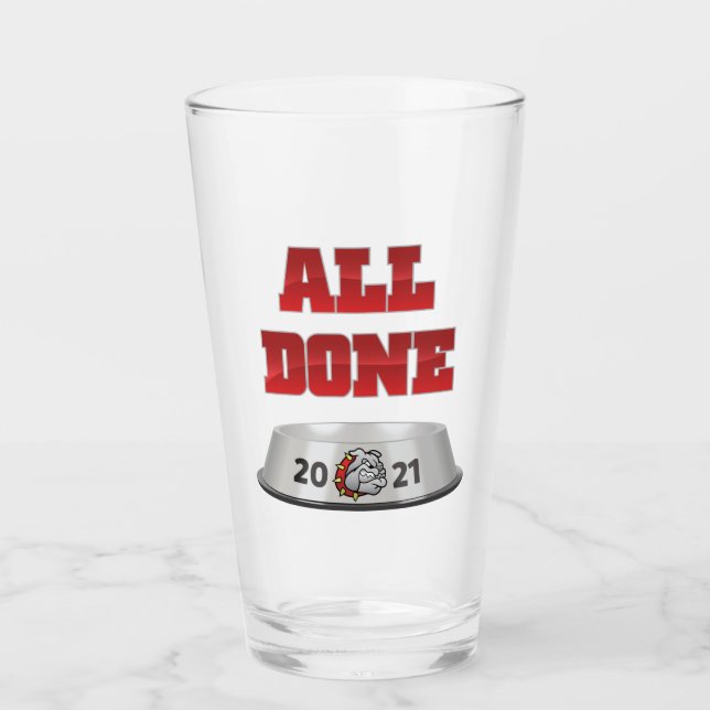 Mason Bulldogs #7 Glas (Vorderseite)