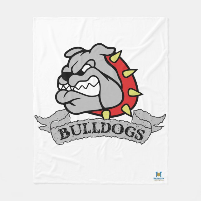 Mason Bulldogs Fleecedecke (Vorderseite)