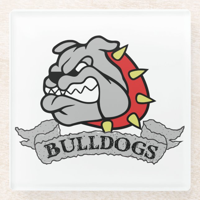 Mason Bulldogs Glasuntersetzer (Vorderseite)