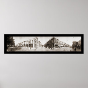 Mason City, IA Foto 1907 Poster