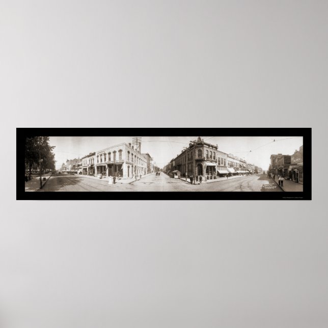 Mason City, IA Foto 1907 Poster (Vorne)