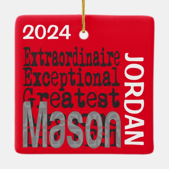 Mason Extraordinaire CUSTOM Keramikornament (Rückseite)