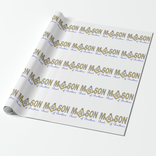 Mason Geschenkpapier (Ungerollt)