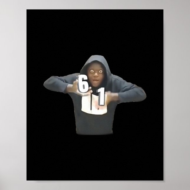 Mason Ice Cream Drip 61 Six Sixty One Meme Gen Alp Poster (Vorne)