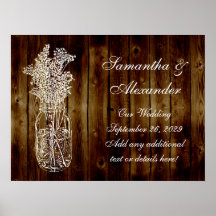 Mason Jar Briefmarke auf dem dunklen Holzplaner