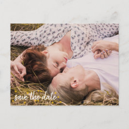 Mason Jar & Fireflies Rustische Hochzeit speichern Ankündigungspostkarte