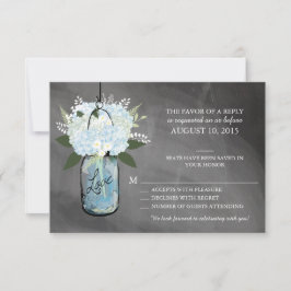 Mason Jar Floral | UAWG | RSVP Karte
