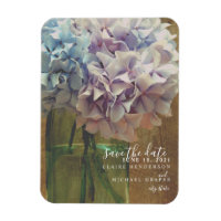 Mason Jar Hydrangeas Hochzeit retten das Datum