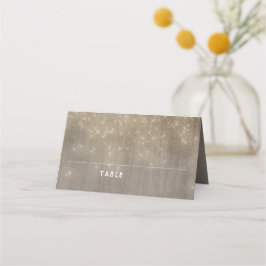 Mason Jar Lights Rustikal Platzkarte