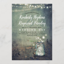 Mason Jar Lights | Rustikaler Garten | Abend Hochz