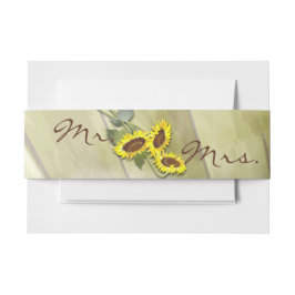 MASON JAR RUSTIKLANG MIT SONNENBLUMEN EINLADUNGSBANDEROLE