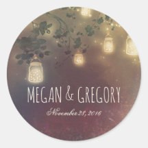 Mason Jar String Lights Branches Rustikale Hochzei