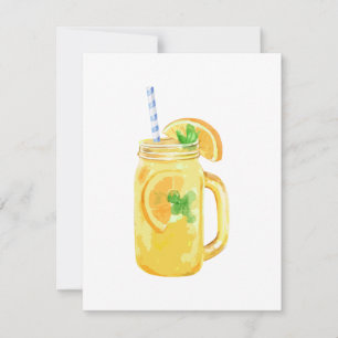 Mason Jar Summer Sun Ice Tee im Wasser