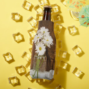 Mason Jar und White Daisies Country Barn Wedding Flaschenkühler