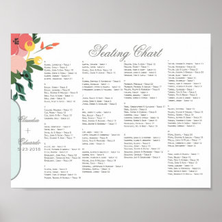 Mason Jar Wedding Einladung - Pastel Floral White Poster