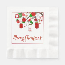 Mason Jar Weihnachtspapier Napkins Serviette