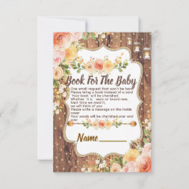 Mason Jar with a rustic flowers book for the  card Dankeskarte