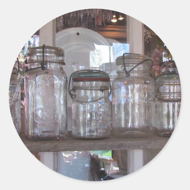Mason Jars Sticker (Vorderseite)