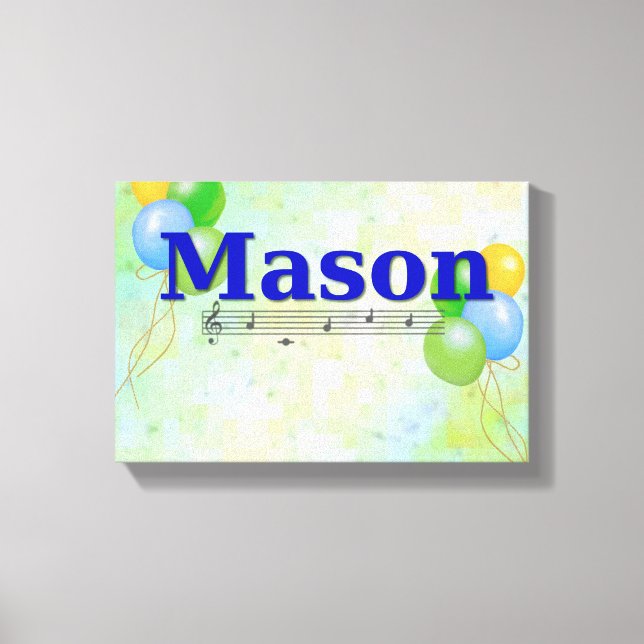 Mason Name Leinwand (Vorderseite)