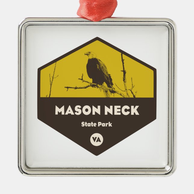 Mason Neck Staat Park Ornament Aus Metall (Vorne)