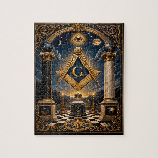 Mason-Puzzle Puzzle (Vertikal)
