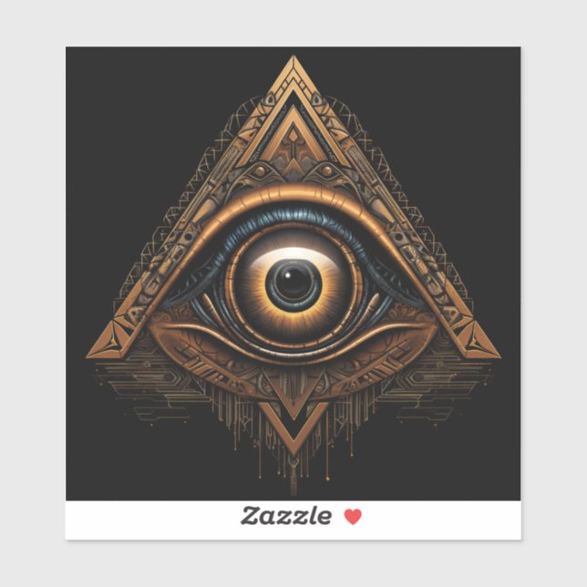 Masonic All Seeing Eye Aufkleber (Blatt)