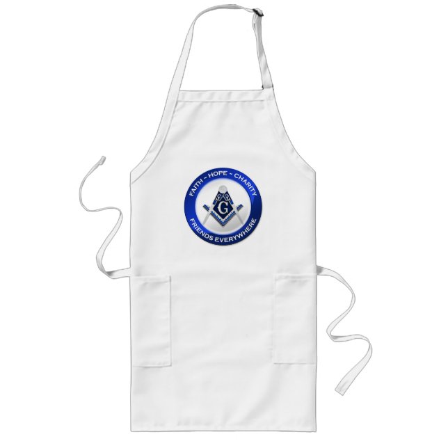 Masonic Apron - Men Lange Schürze (Vorne)