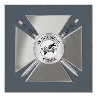 Masonic cross poster