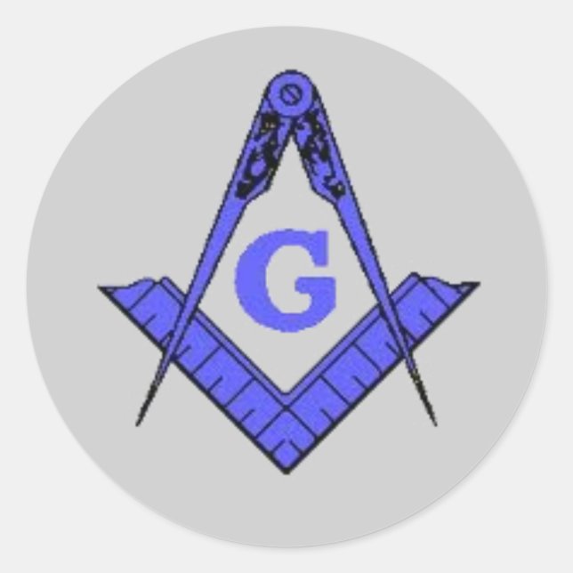 Masonic Edition Runder Aufkleber (Vorderseite)