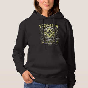 Masonic Est 1717 Klassischer, Vintag störter Stil Hoodie