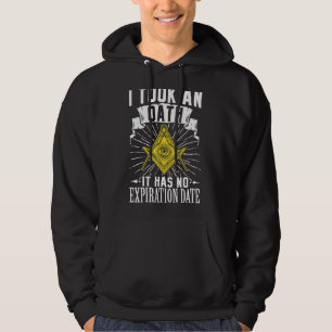 Masonic Freemasonry Fraternal Square Compass I auc Hoodie