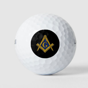 Masonic Freemasons Mauerwerk Oes Square und Compas Golfball