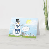 Masonic Frosty the Snowman Weihnachten
