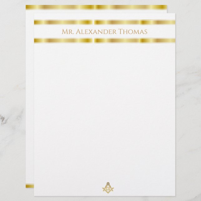 Masonic Golden Rush (Vorne/Hinten)