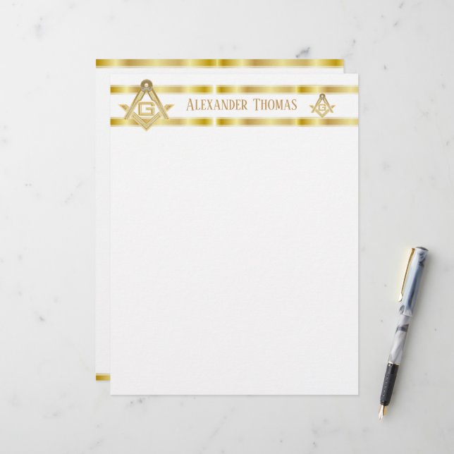 Masonic Golden Rush (Vorderseite/Rückseite Beispiel)