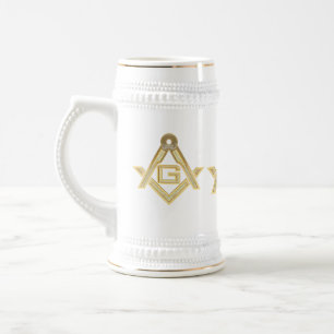 Masonic Golden Rush Bierglas