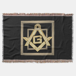 Masonic Golden Rush Decke